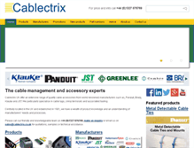 Tablet Screenshot of cablectrix.com